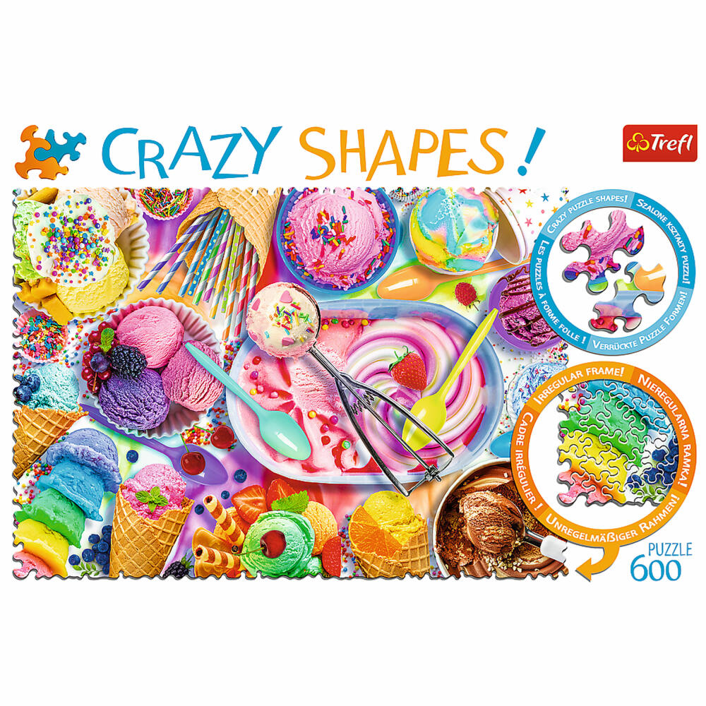 Trefl Puzzle Crazy Shapes Sweets, 600 pieces, 68.3 x 48 cm, 11119