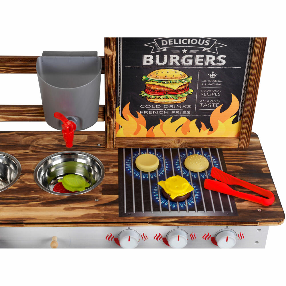 Theo Klein Beach Picnic BBQ Country Sommer Küche, Spielküche, Kinderküche, Kinder, Holz, 2368