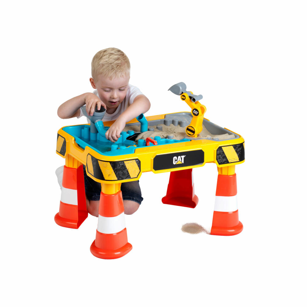 Theo Klein Cat Sand- und Wasser Spieltisch, Sandtisch, Wasserspieltisch, Sandspielzeug, Kinder, 3237