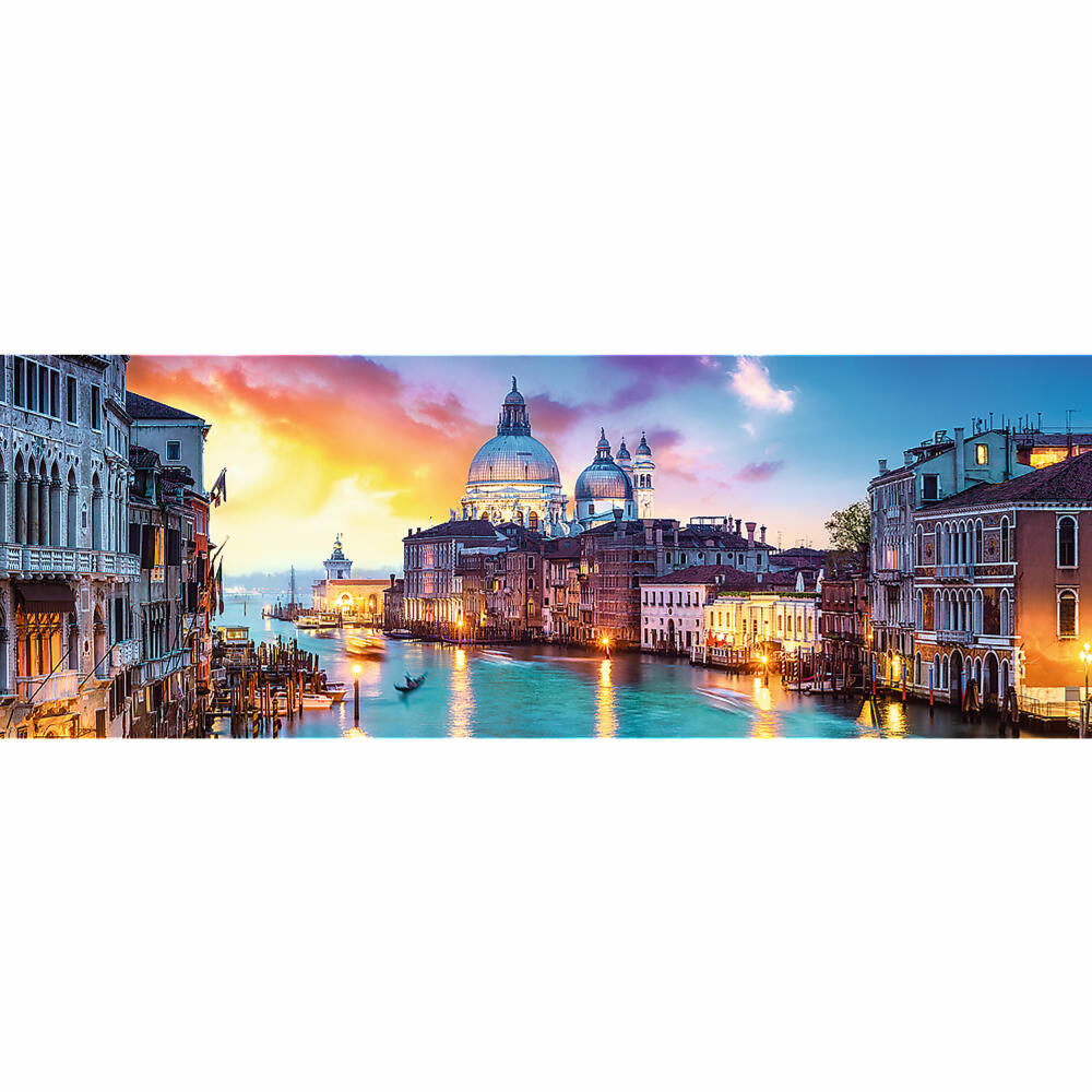 Trefl Panorama-Puzzle Canal Grande, Venedig, Querformat, 1000 Teile, 97 x 34 cm, 29037
