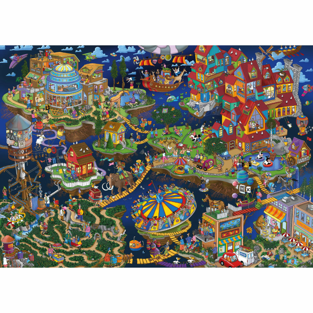 Schmidt Spiele Verrückte Welt, Steve Skelton, Puzzle, Erwachsenenpuzzle, 1000 Teile, 59968