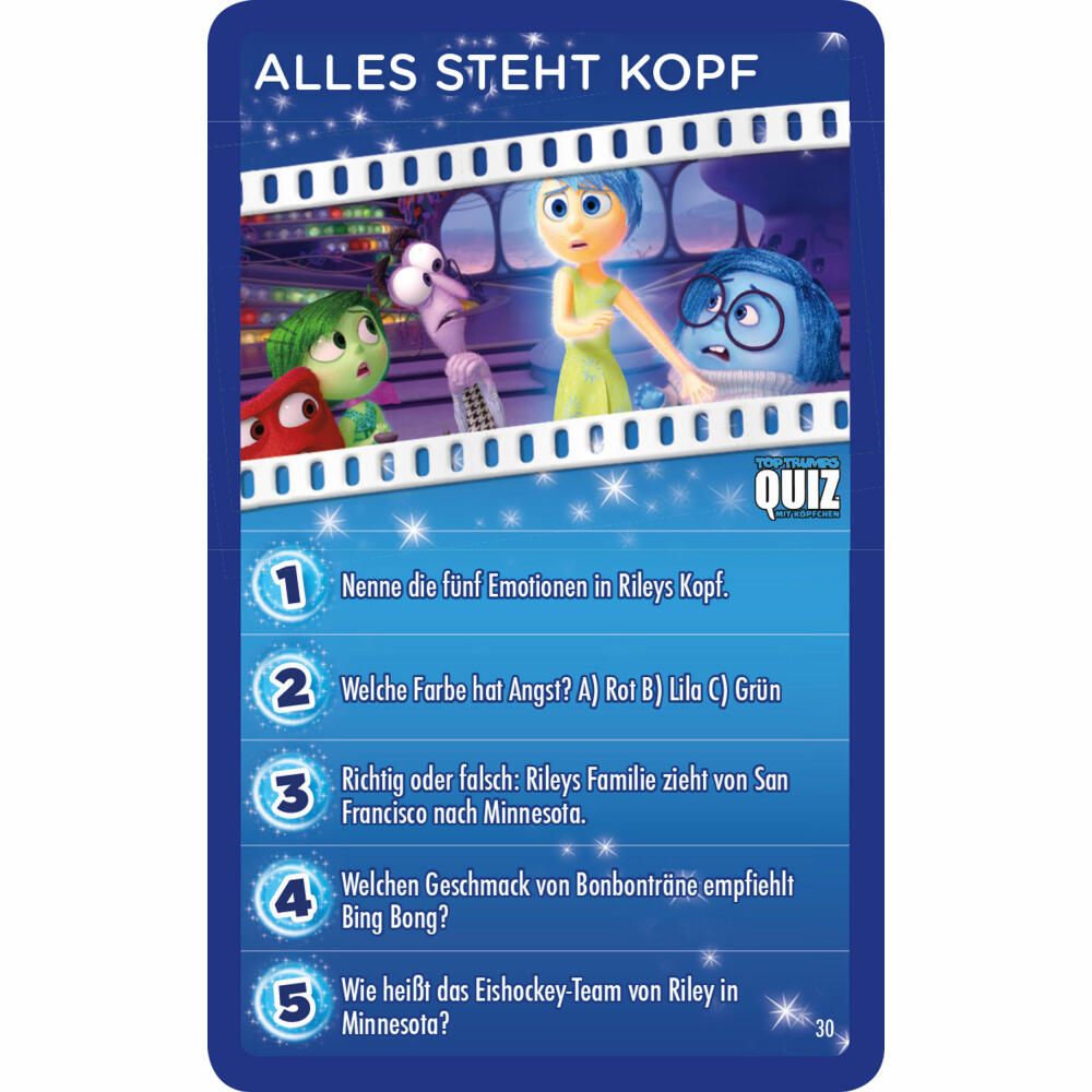 Winning Moves Top Trumps Quiz Disney Classic, Quiz Game, Board Game, Knowledge Game, 62769