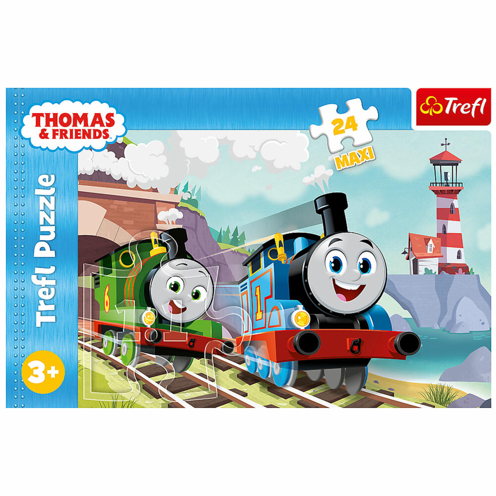 Trefl Maxi Puzzle Thomas the Tank Engine, children's puzzle, 24 pieces, 60 x 40 cm, 14354