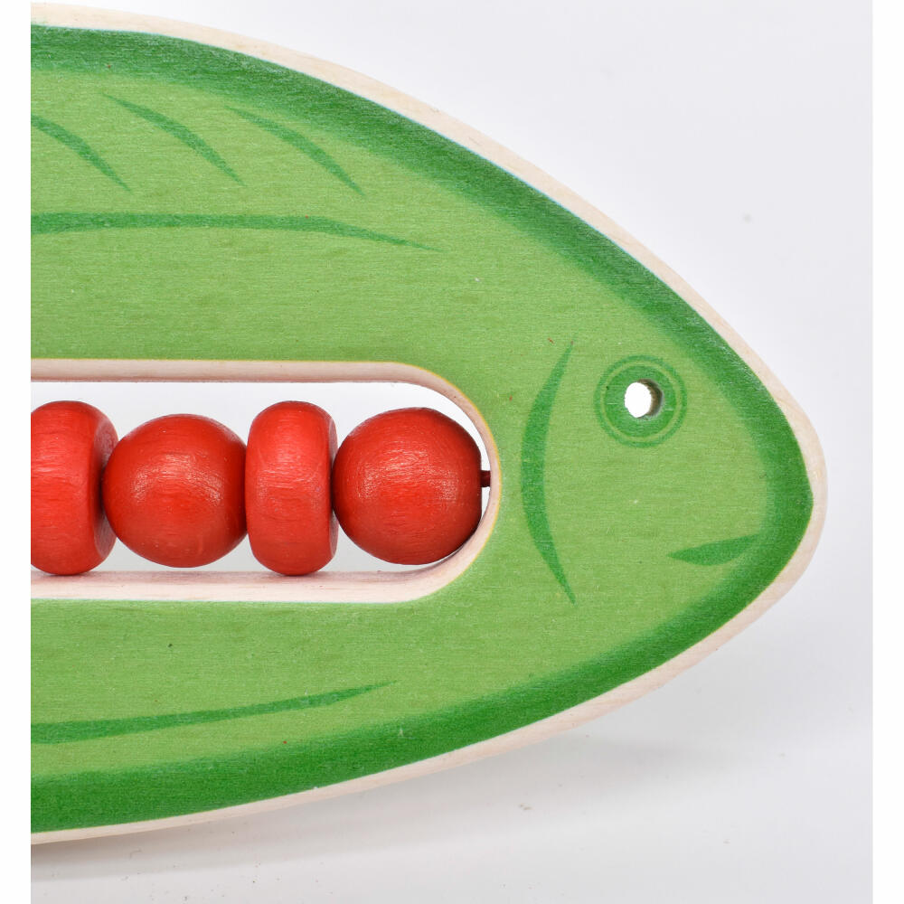 Voggenreiter Music For Kids Premium Klapper-Fisch Doki, Klangspielzeug, Spielzeug, Kinder, Grün, 1135