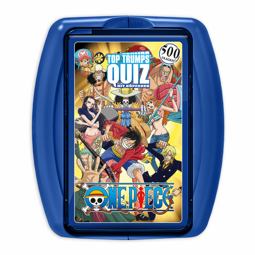 Winning Moves Quiz - One Piece, quiz game, knowledge game, family game, ages 8 and up, 64015