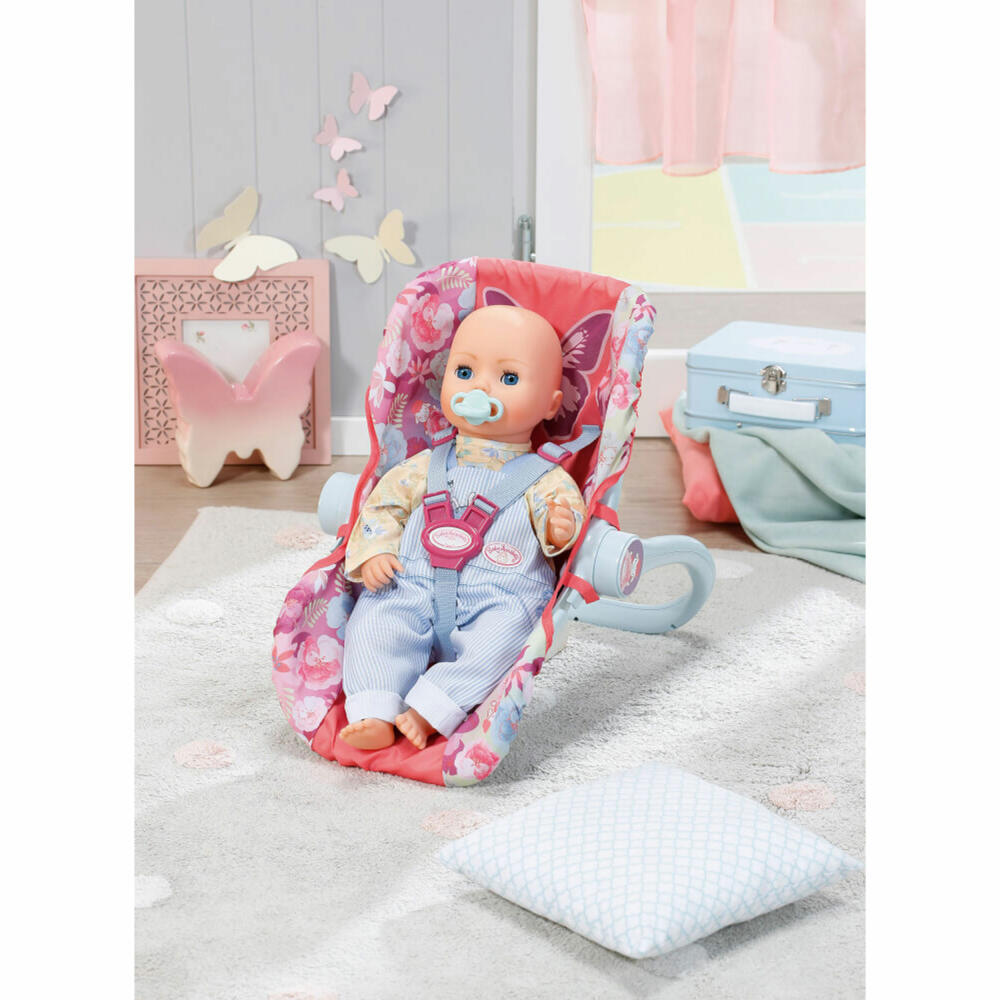 Zapf Creation Baby Annabell Active Babyschale, Puppenzubehör, Babytrage, Puppensitz, Puppen Zubehör, 706657
