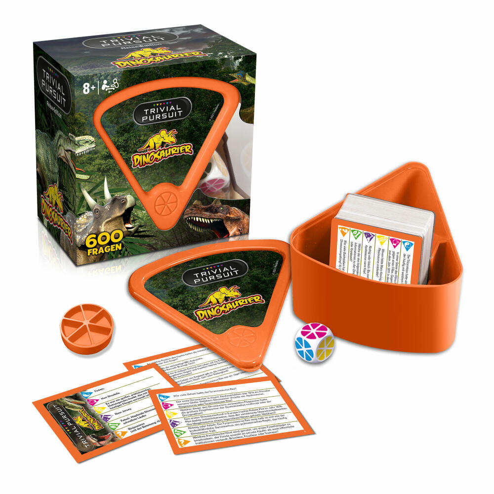 Winning Moves Trivial Pursuit Dinosaurs, Card Game, Quiz Game, Board Game, Knowledge Game, 47179