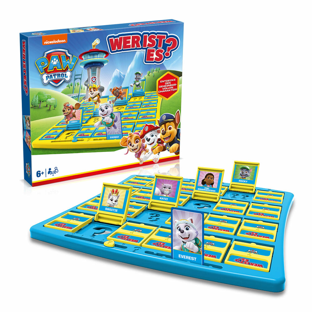 Winning Moves Wer ist es? Paw Patrol, Ratespiel, Gesellschaftsspiel, Kinderspiel, ab 4 Jahren, WM04175-GER-6