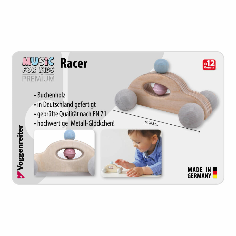 Voggenreiter Music for Kids Premium Racer, Klangspielzeug, Holzklangspielzeug, Spielzeug, Kinder, 1233