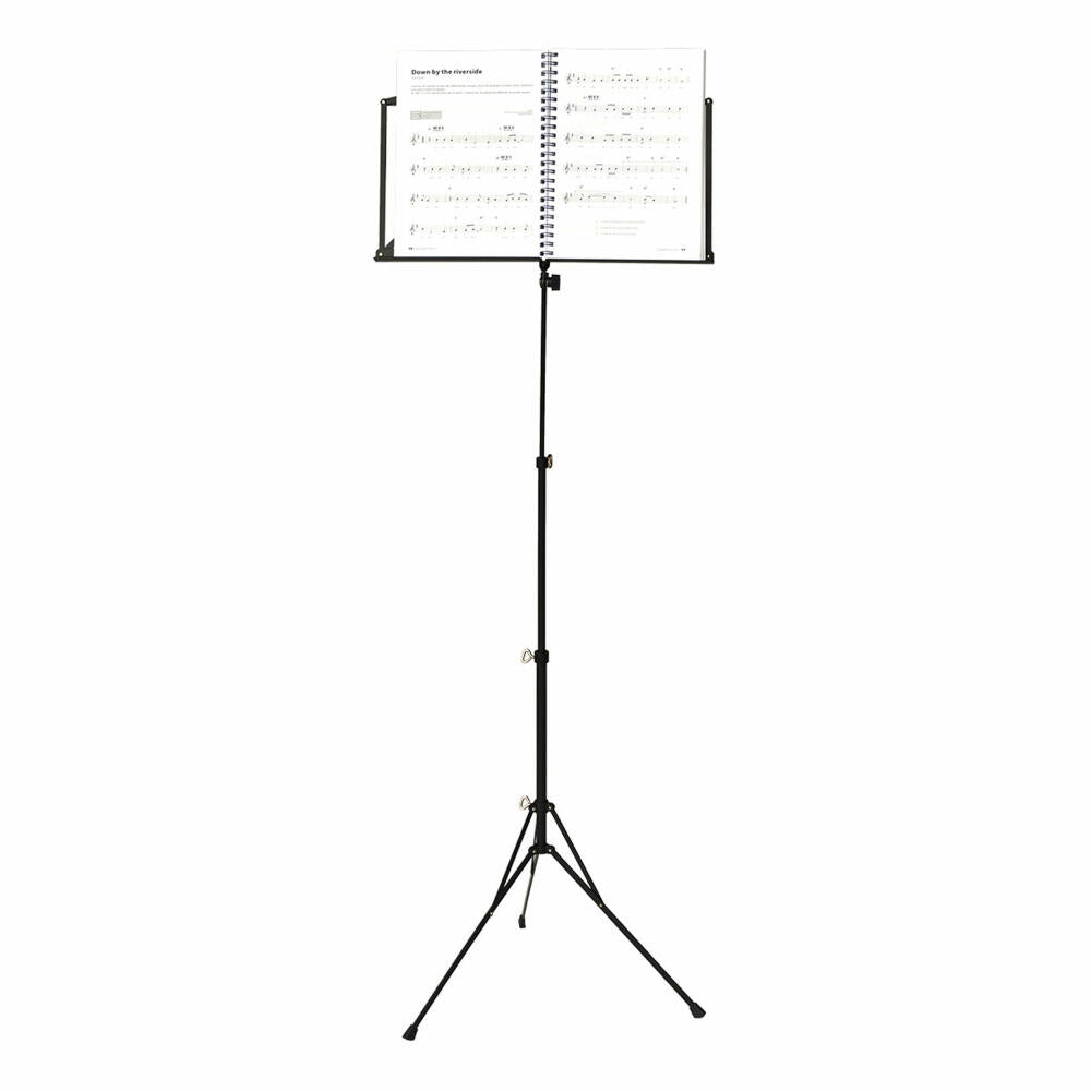 Voggenreiter recorder set, 4 pieces, Voggy recorder, Volt music stand NS-100, flute, German fingering, music stand