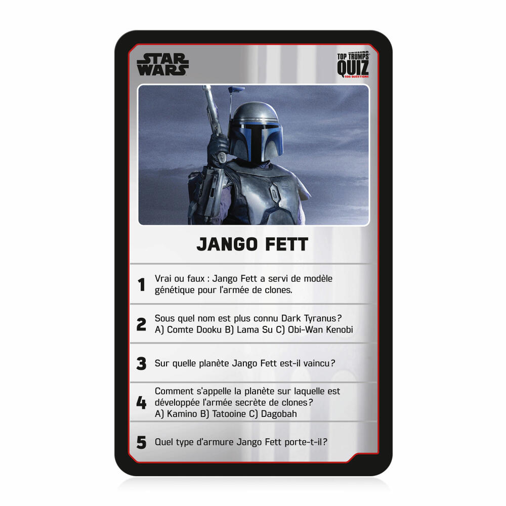 Winning Moves Top Trumps Quiz Star Wars, quiz game, board game, knowledge game, WM01405-GER-6
