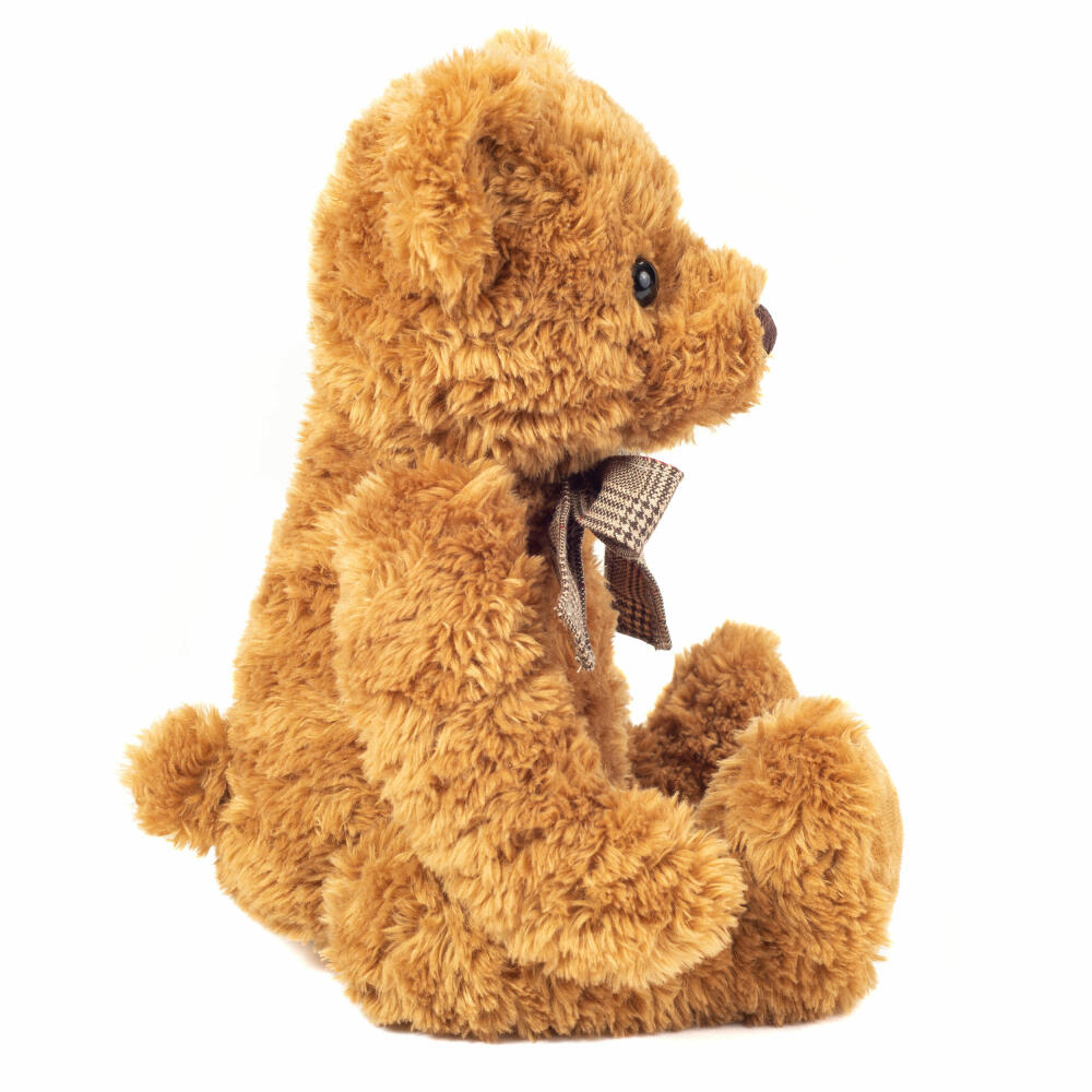 Teddy Hermann Teddy with growling voice, cuddly toy, stuffed toy, plush toy, teddy bear, plush, hazelnut brown, 32 cm, 913986
