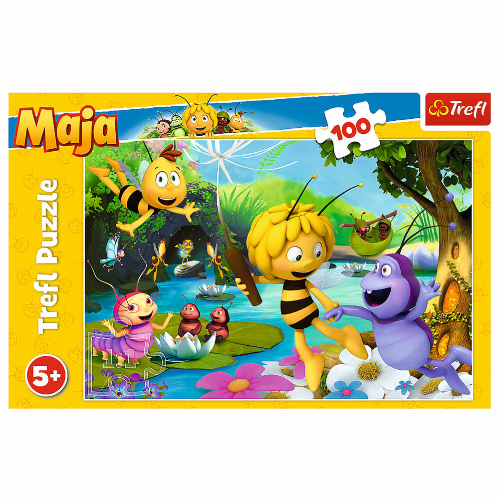 Trefl Puzzle Maya the Bee and her friends, children's puzzle, 100 pieces, 41 x 27.5 cm, 16361