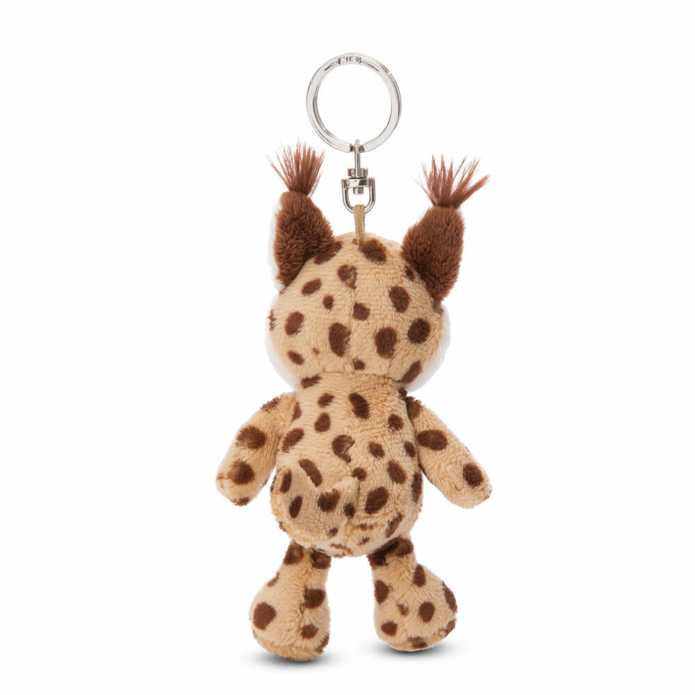 NICI Green Wild Friends Luchs Lyka Schlüsselanhänger, Schlüssel Anhänger, Glücksbringer, 10 cm, 49800