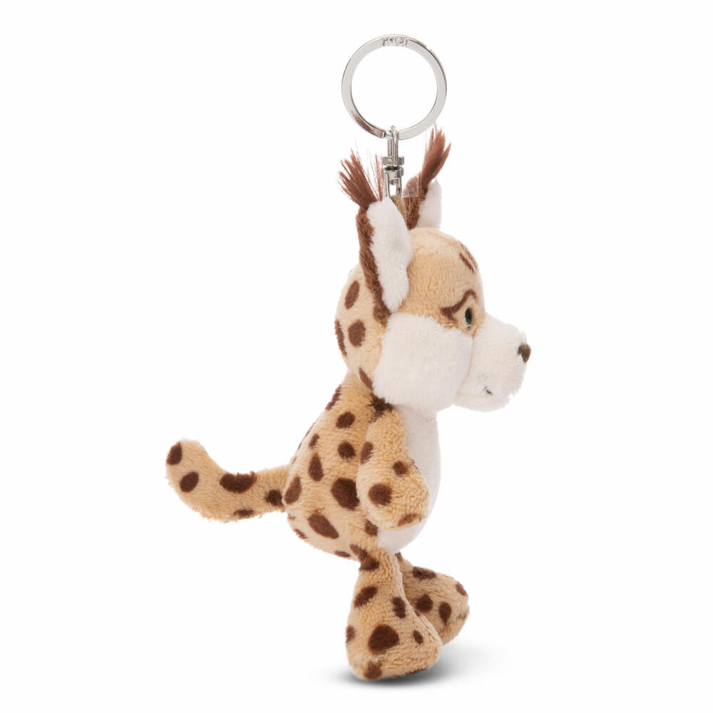 NICI Green Wild Friends Luchs Lyka Schlüsselanhänger, Schlüssel Anhänger, Glücksbringer, 10 cm, 49800