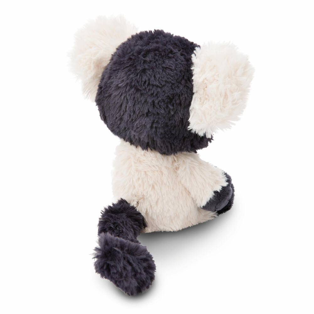 Nici cuddly toy Lemur Ruffi, recycled polyester, grey, white, 25 cm, 49806