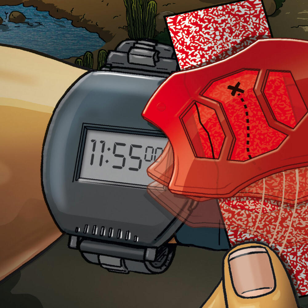 KOSMOS The Three Investigators Detective Watch, Equipment, Gadget, Detective Game, Role Playing, Ages 8 and Up, 632298