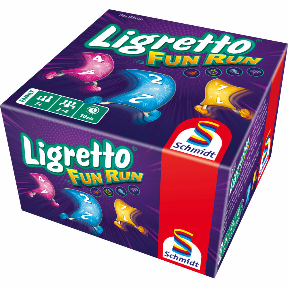 Schmidt Spiele Ligretto Fun Run, card game, family game, ages 7 and up, 78710