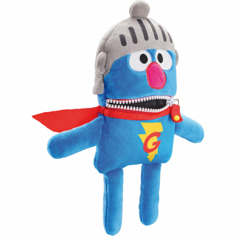 Schmidt Spiele Worry Eater Sesame Street Grobi, Plush Figure, Cuddly Toy, 36 cm, 42557