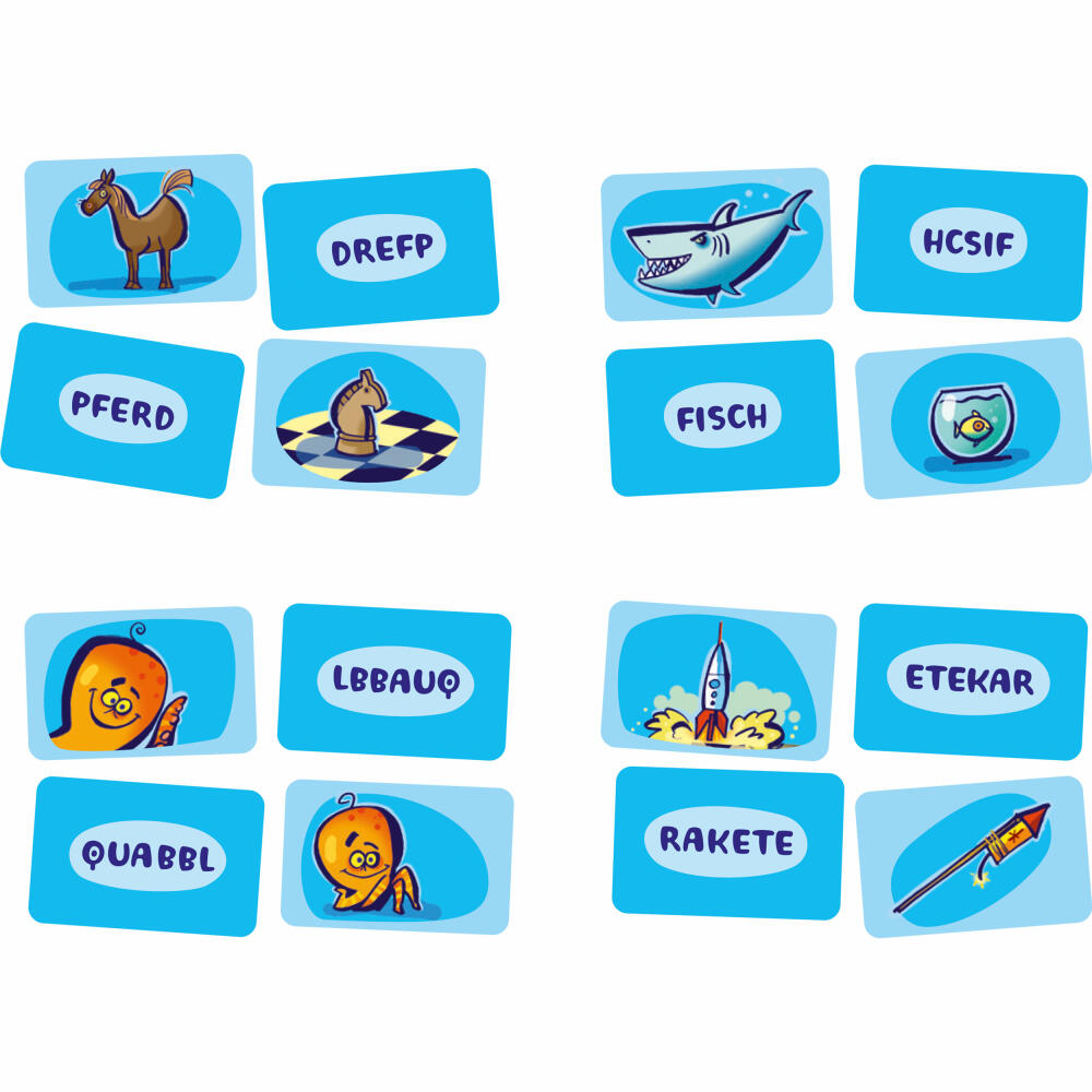 Schmidt Spiele Drei Magier Quabl, Kartenspiel, Familienspiel, ab 8 Jahren, 40898