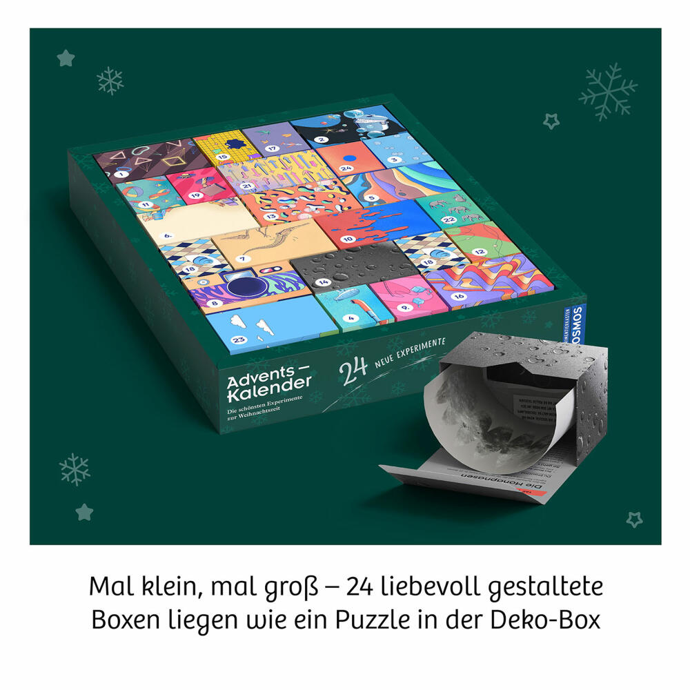 KOSMOS Experiments Advent Calendar 2024, Advent Calendar, Christmas, Experimenting, Children, 661083