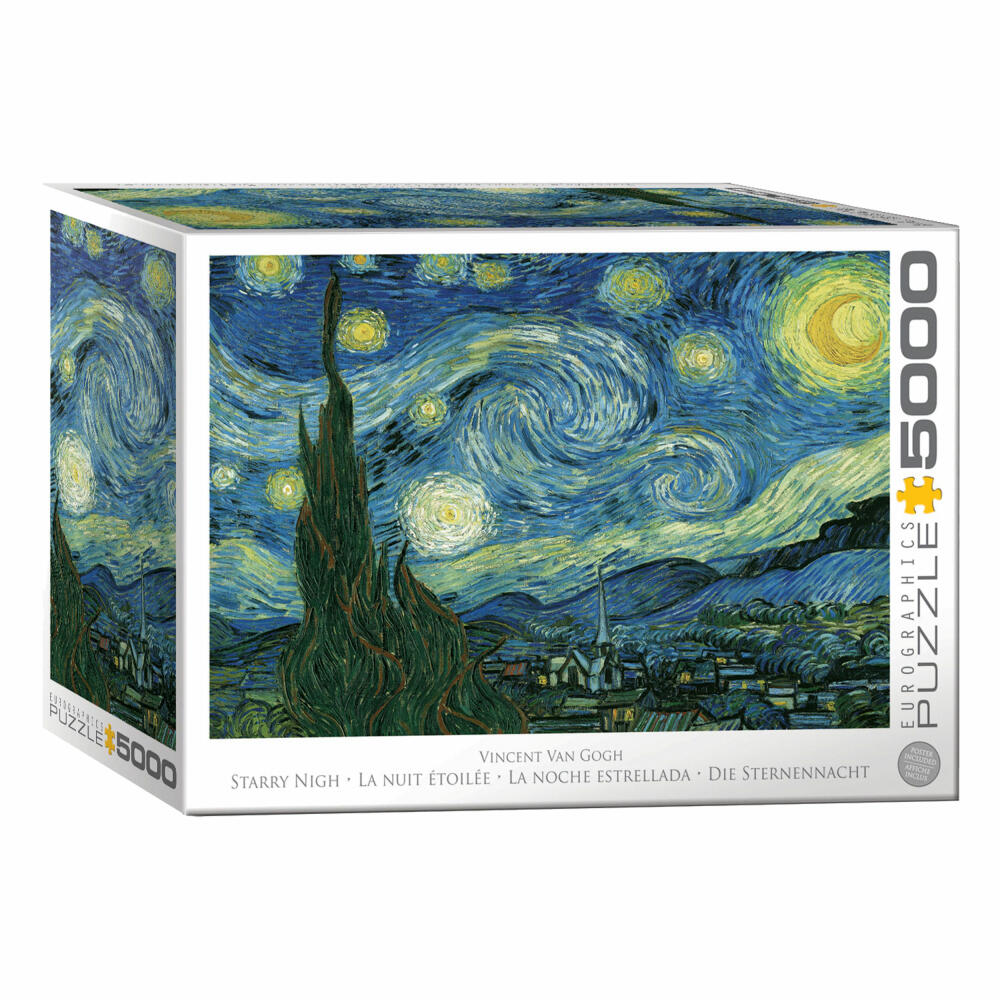 Eurographics XXL-Puzzle Sternennacht - van Gogh, 5000 Teile, 152 x 102 cm, 8520-1204