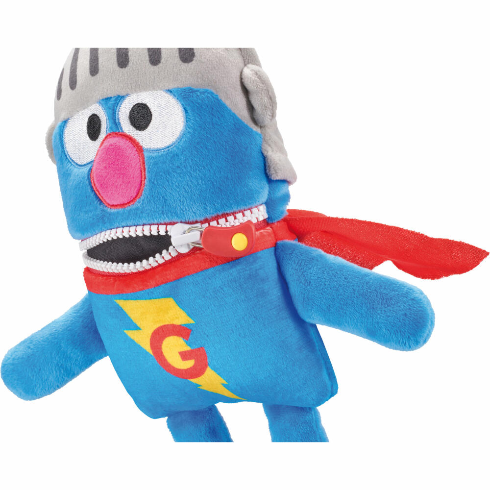 Schmidt Spiele Worry Eater Sesame Street Grobi, Plush Figure, Cuddly Toy, 36 cm, 42557