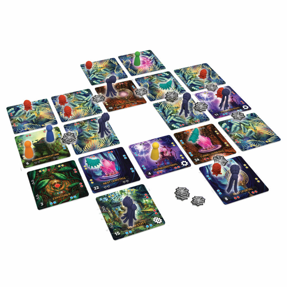 Schmidt Spiele Forbidden Jungle, Kartenspiel, Familienspiel, ab 8 Jahren, 49458