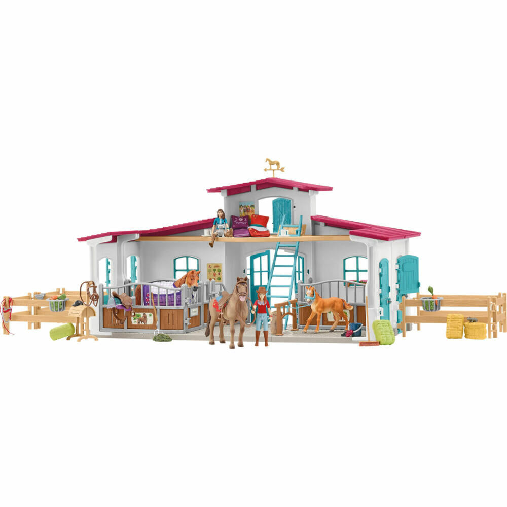 Schleich Riding Stable, Play World, Horse Farm, Play Figure, Figure, Toy, Horse, from 5 years, 42567