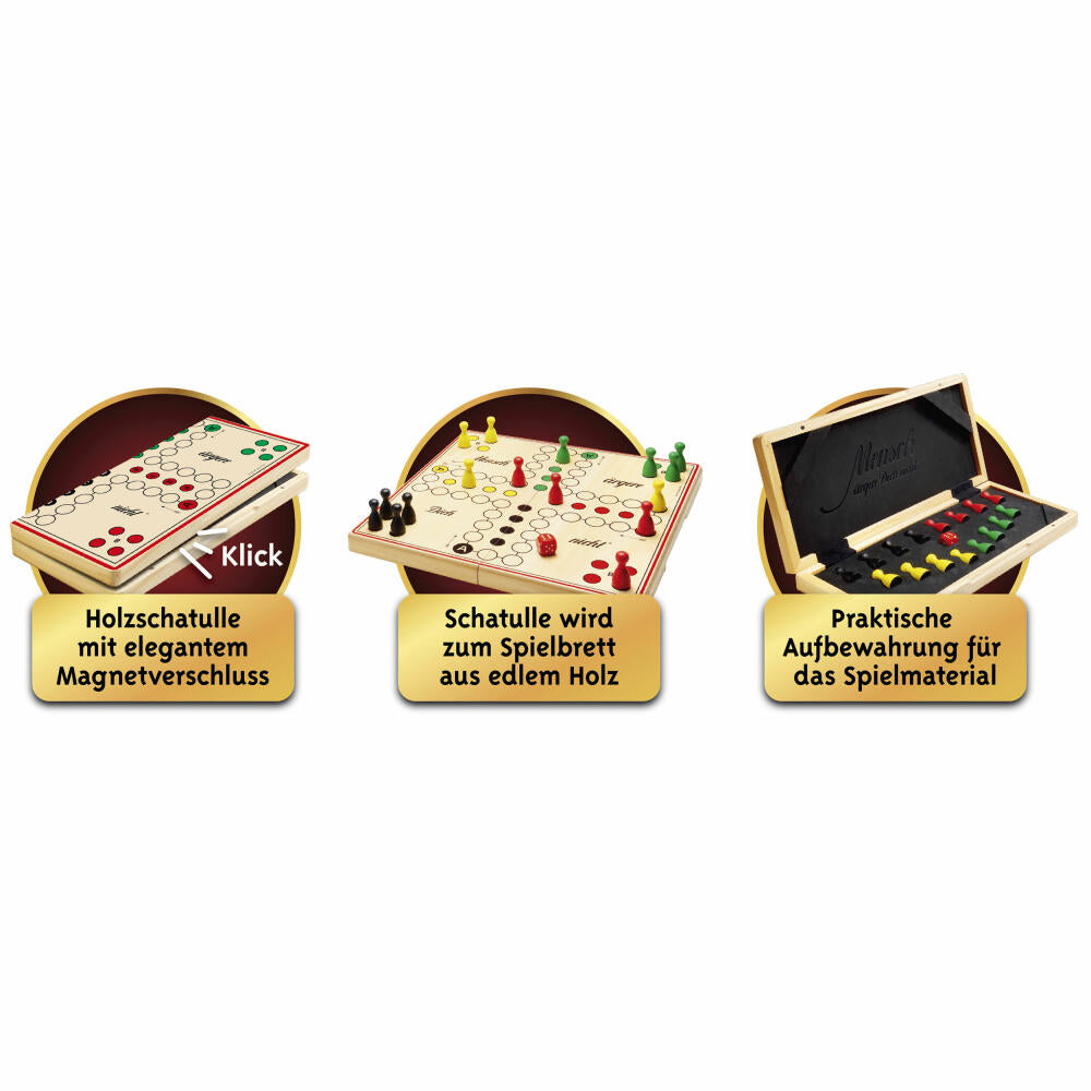 Schmidt Spiele Ludo Deluxe, board game, family game, ages 6 and up, 49453