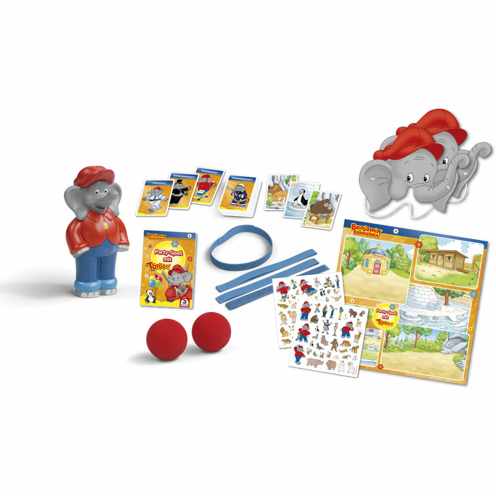 Schmidt Spiele Benjamin Blümchen Party Fun with Törööö!, Children's Game, Game Collection, from 4 years, 40663