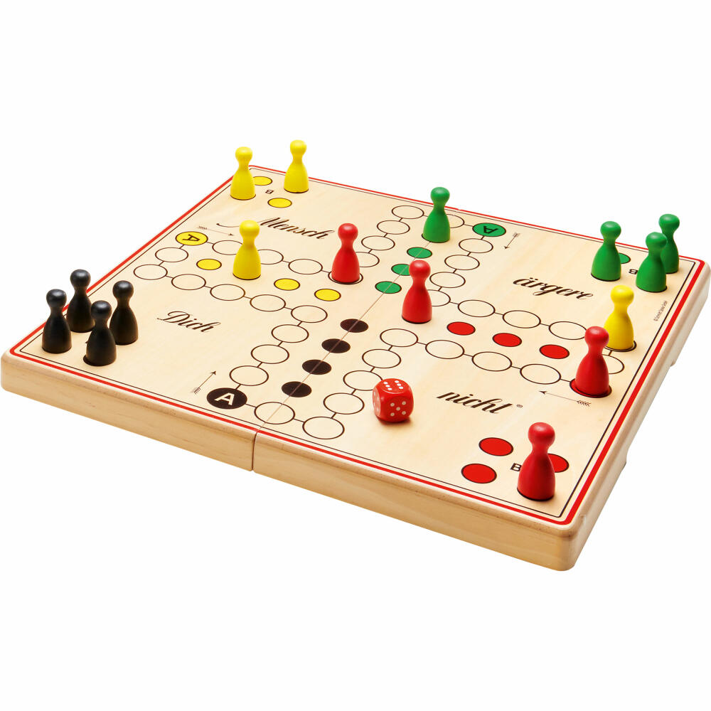 Schmidt Spiele Ludo Deluxe, board game, family game, ages 6 and up, 49453