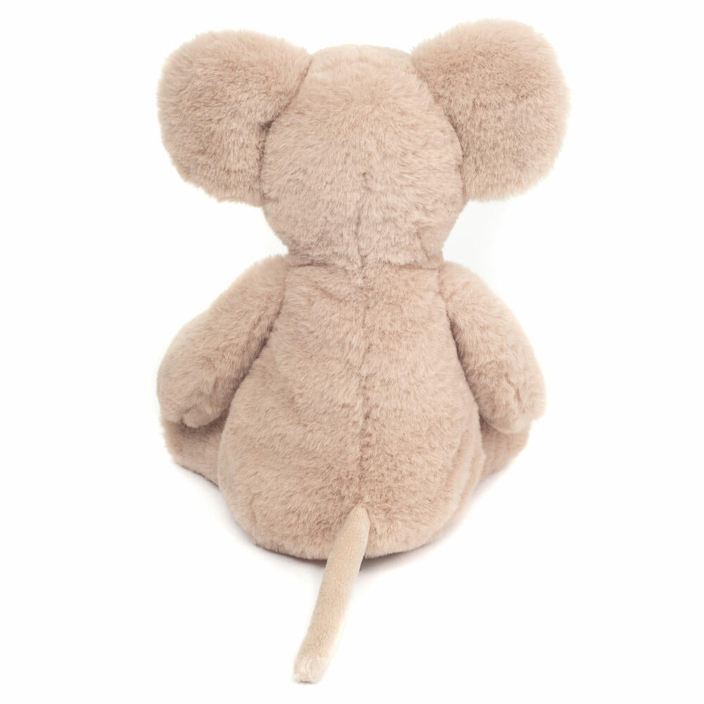 Teddy Hermann Maus Mabel, Kuscheltier, Stofftier, Plüschtier, Herzekind, Grau, 32 cm, 939481