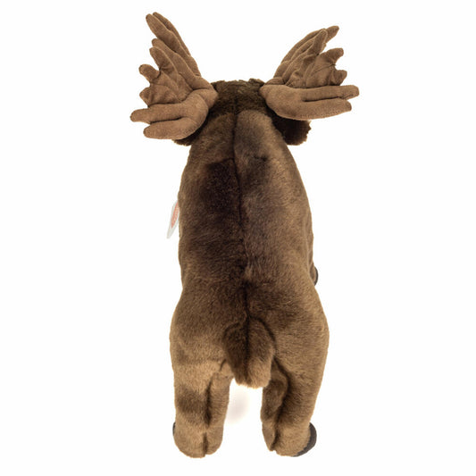 Teddy Hermann Elch, Kuscheltier, Stofftier, Plüschtier, Waldtier, Braun, 30 cm, 908531