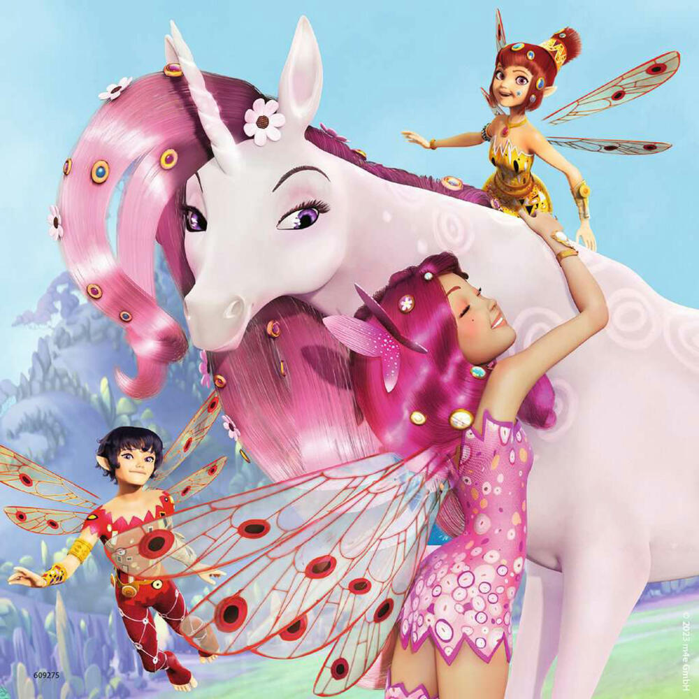 Ravensburger children's puzzle Mia and Me In the land of elves and unicorns, children's puzzle, 3 x 49 pieces, from 5 years, 05701