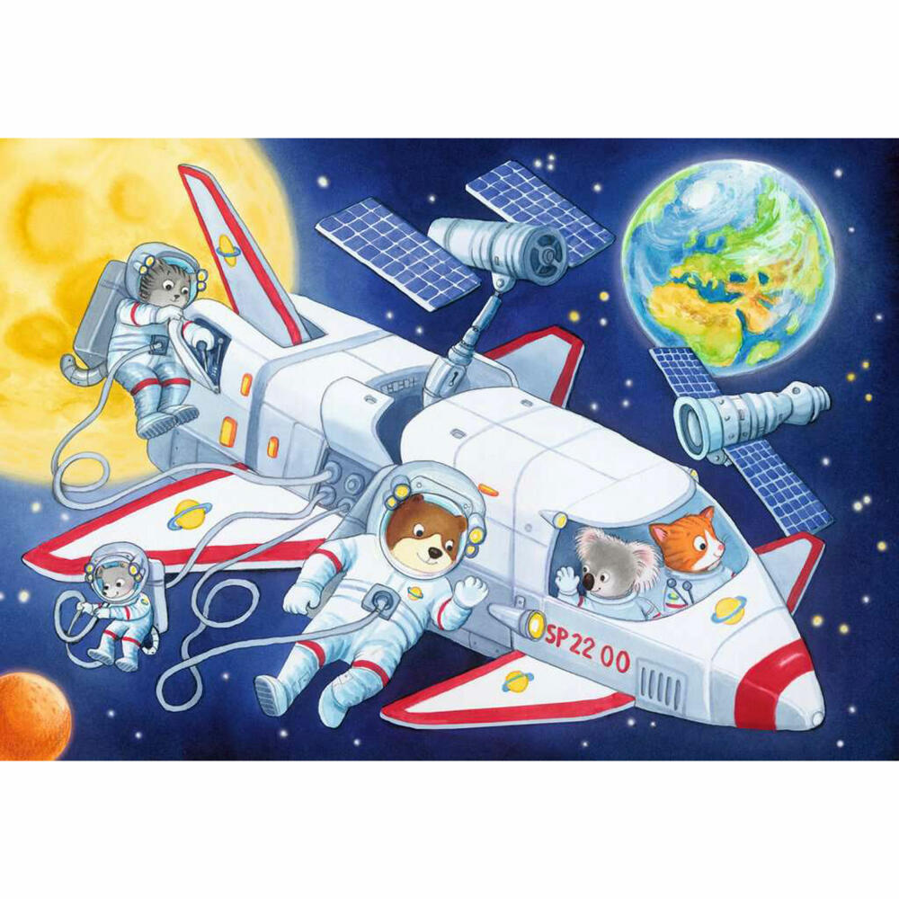 Ravensburger Journey through Space, Puzzle, Children's Puzzle, Puzzle Game, 2 x 24 Pieces, 05665