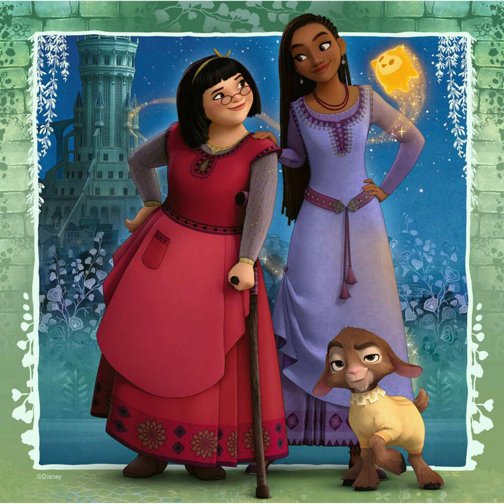 Ravensburger Kinderpuzzle Ashas Wunsch, Puzzle, 3x49 Teile, 05702