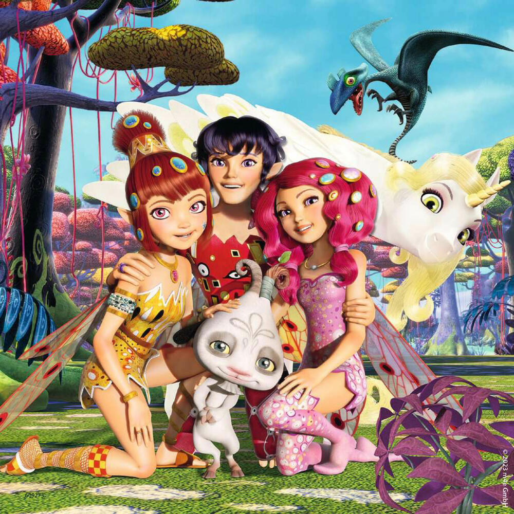 Ravensburger children's puzzle Mia and Me In the land of elves and unicorns, children's puzzle, 3 x 49 pieces, from 5 years, 05701