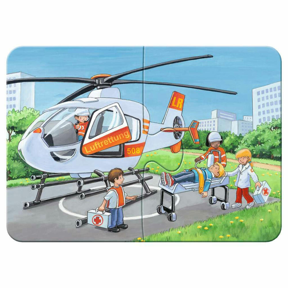 Ravensburger Kinderpuzzle Meine Einsatzfahrzeuge, Puzzle, 2, 4, 6, 8 Teile, 05631