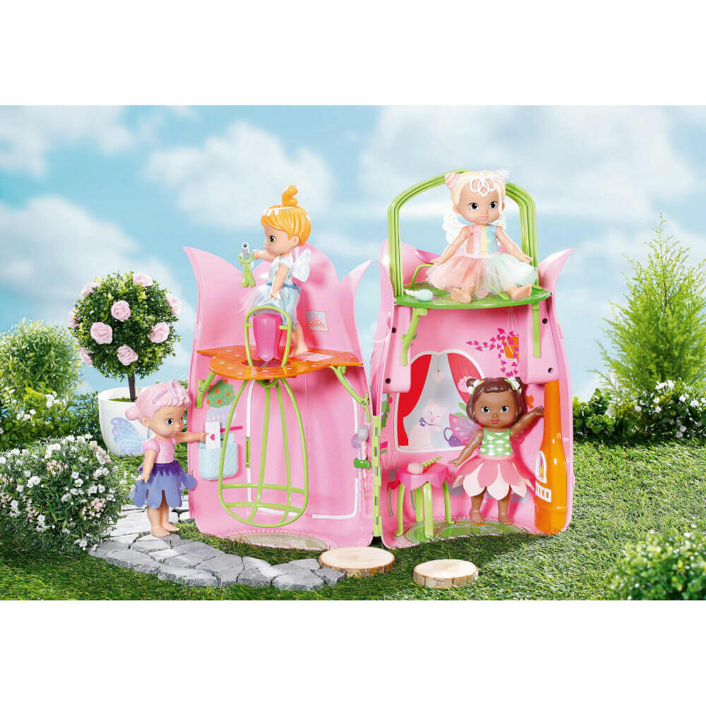 Zapf Creation BABY born Storybook Cottage, Spielhaus, Puppenhaus, Ausklappbar, Puppen Haus, 833803