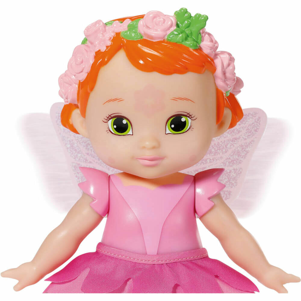 Zapf Creation BABY born Storybook Fairy Rose, Feen-Puppe, Spielpuppe, mit Flügelfunktion, 18 cm, 833797