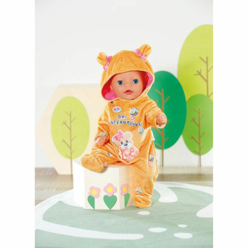 Zapf Creation BABY born Little Bear Onesie, Doll Clothes, Doll Clothes, 36 cm, 834619