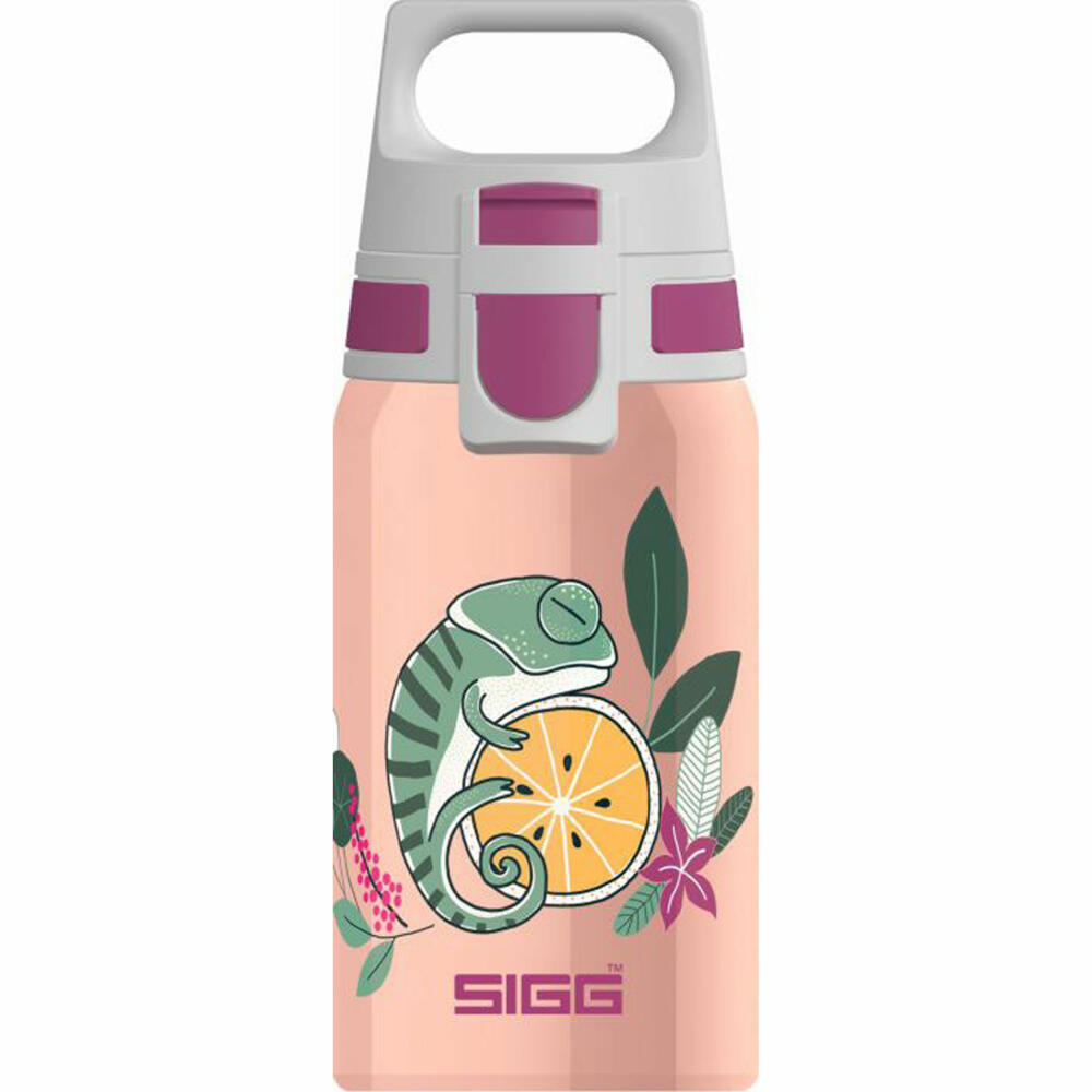 SIGG Shield One Flora 0.5L with WMB ONE TOP, BPA free, leak-proof, CO2 compatible