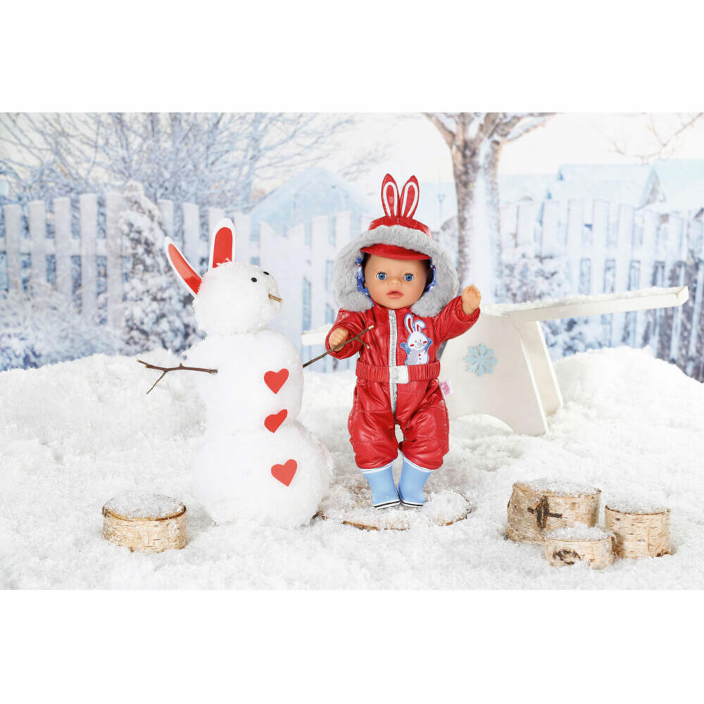 Zapf Creation BABY born Kindergarten Schneeanzug, Puppenkleidung, Puppen Kleidung, 36 cm, 833100