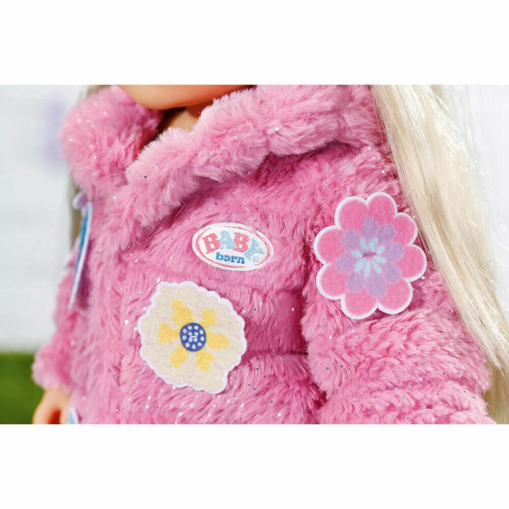 Zapf Creation BABY born Flauschmantel, Puppenkleidung, Puppen Kleidung, 43 cm, 833834