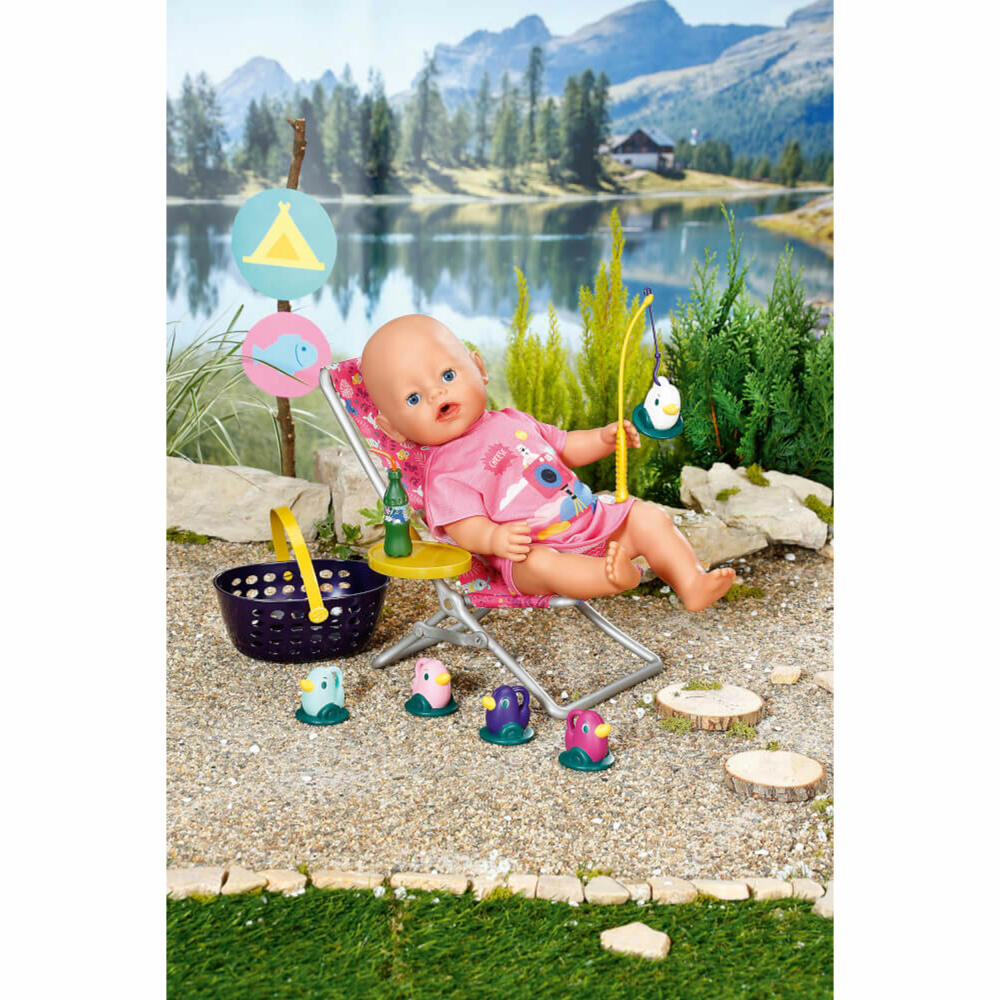 Zapf Creation BABY born Weekend Fischen, Angeln, Ausrüstung, Puppen Kleidung, Zubehör, 832790