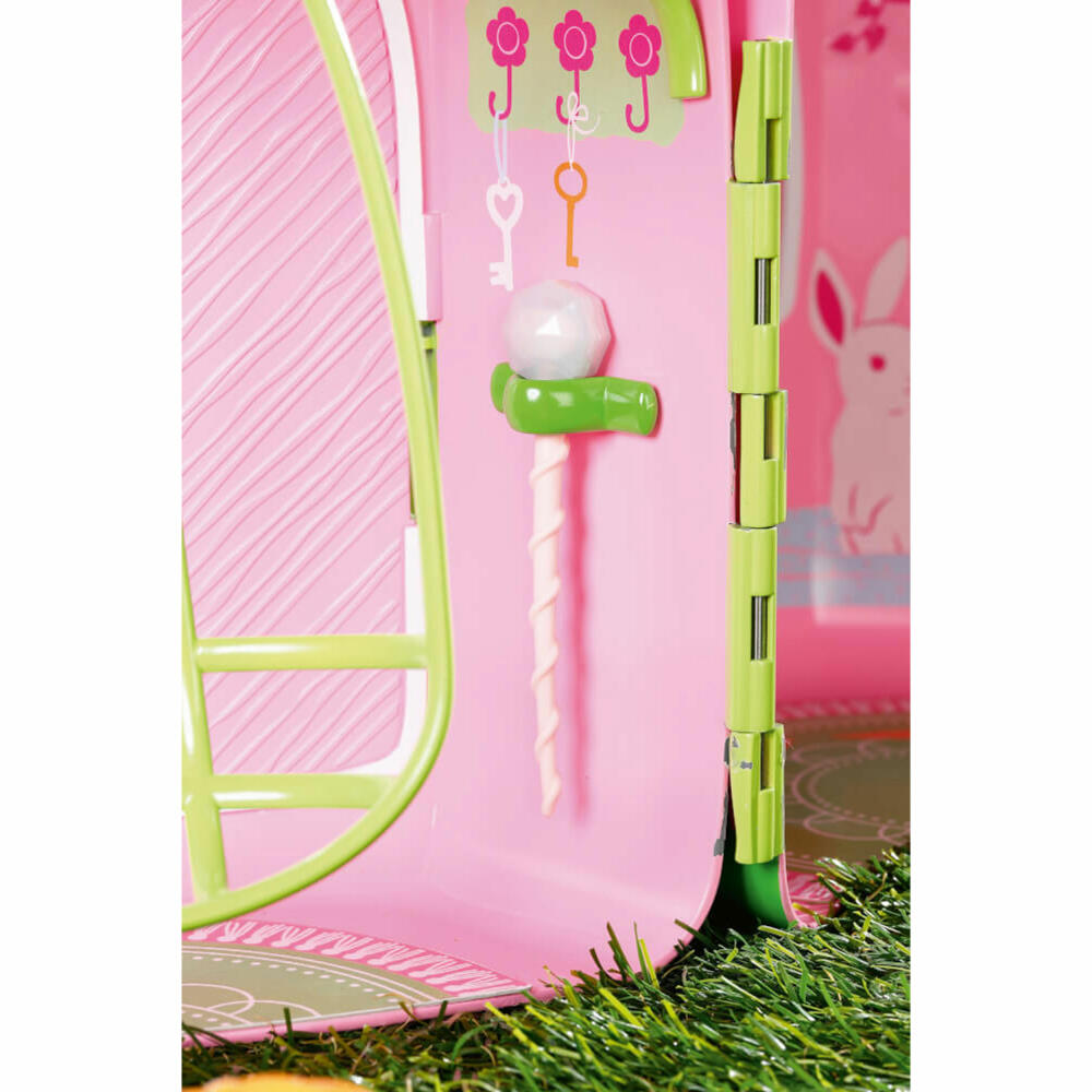 Zapf Creation BABY born Storybook Cottage, Spielhaus, Puppenhaus, Ausklappbar, Puppen Haus, 833803
