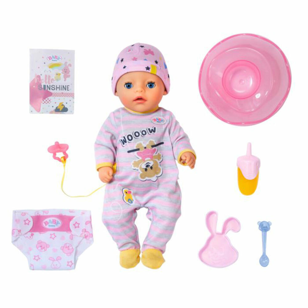 Zapf Creation BABY born Little Girl, Spielpuppe, Babypuppe, Puppe, 36 cm, 831960
