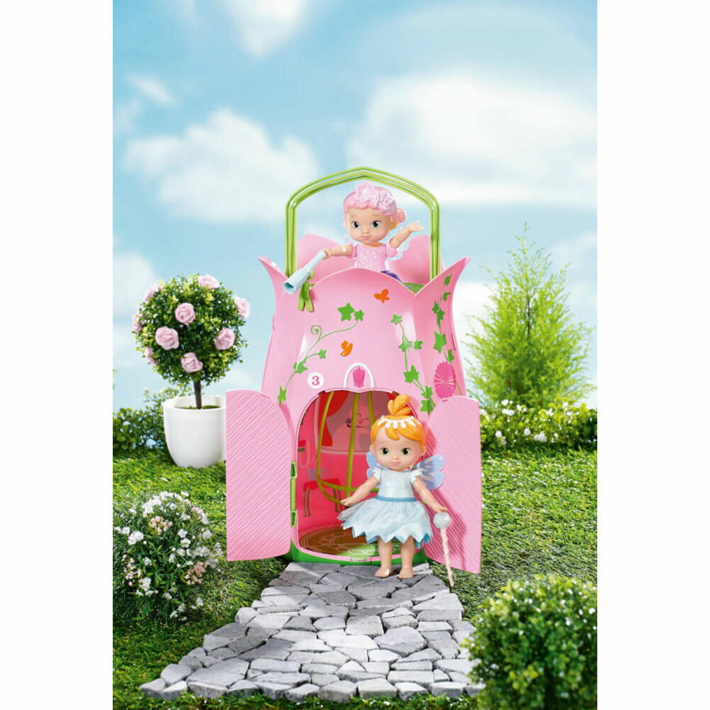 Zapf Creation BABY born Storybook Cottage, Spielhaus, Puppenhaus, Ausklappbar, Puppen Haus, 833803