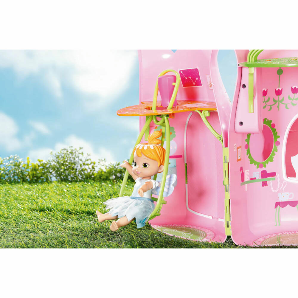 Zapf Creation BABY born Storybook Cottage, Spielhaus, Puppenhaus, Ausklappbar, Puppen Haus, 833803